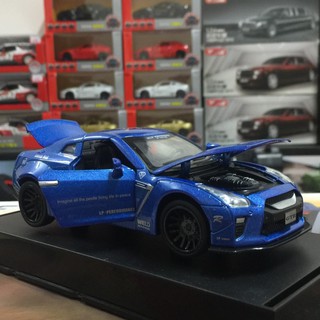 Mô hình tĩnh xe Drift & Racing Nissan GTR LOVERLY WALK 1:32 (Màu Xanh)