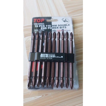 Mũi vít 2 đầu bake, đầu vít 2 đầu từ tính thép siêu cứng hiệu TOP CHÍNH HÃNG