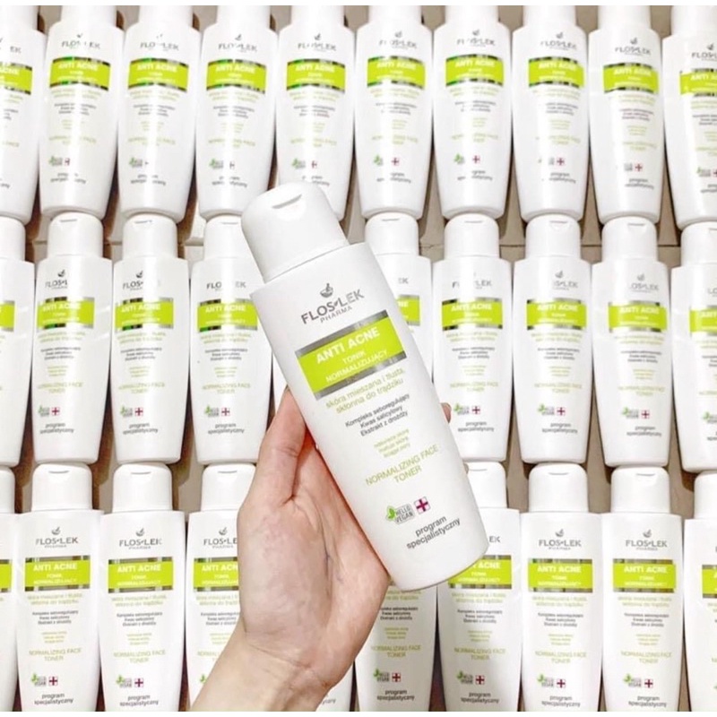 Nước hoa hồng Floslek Anti Acne Normalizing Face Toner 200ml
