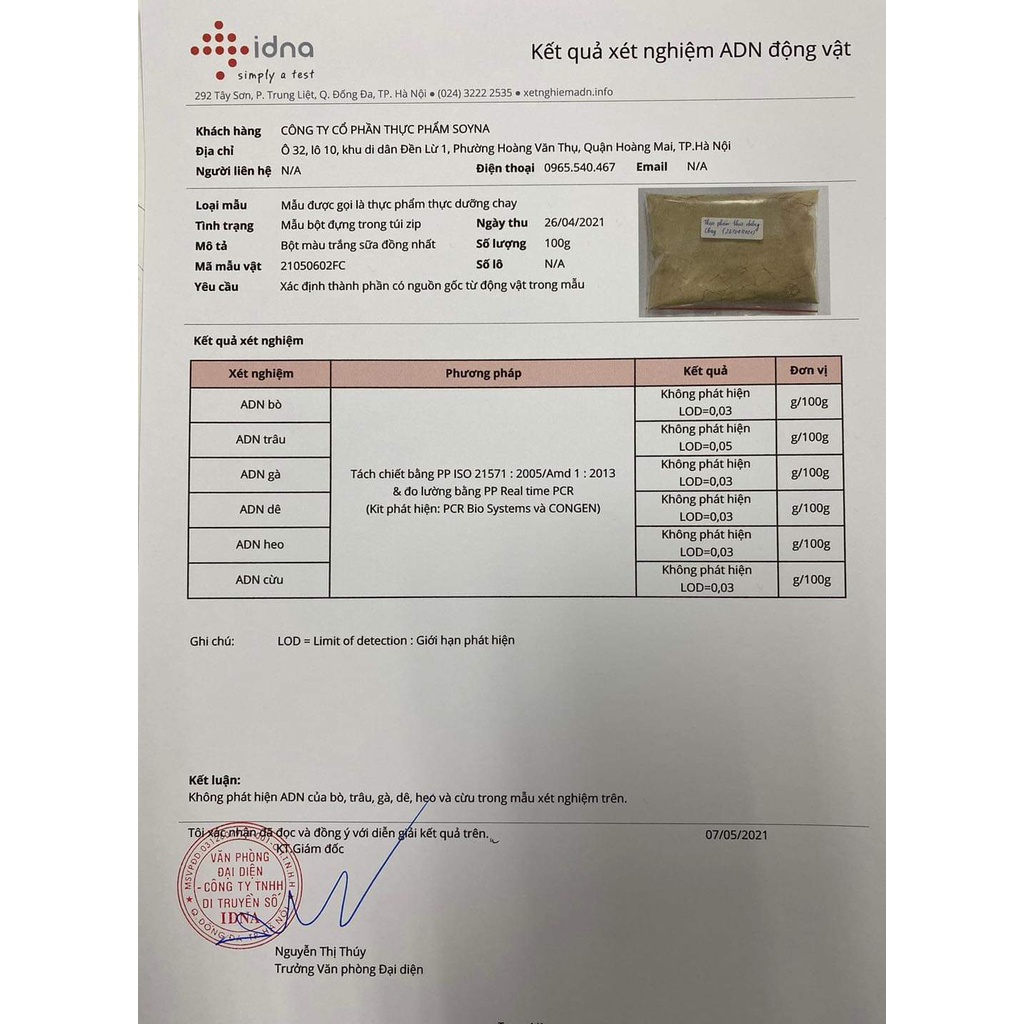 Sữa Thực Vật Chay Soyna 800g chính hãng tặng kèm 1 hộp Sữa Hạt và 1 gói Sữa Chay