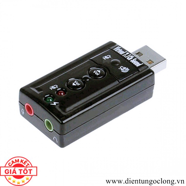 USB Ra Sound 3D 7.1 Đầu Ra Âm Thanh Chuẩn