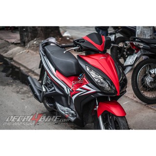 [D4B-Tem chuẩn xịn] Tem trùm xe	Air Blade 125 Đỏ Đen Nhám