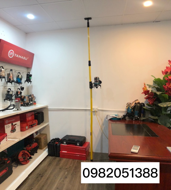 Sào treo  máy cân mực laser 3m/4m - Chân máy cân bằng laser 3m/4m
