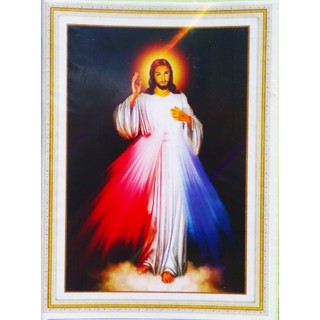 Tranh Thêu Chữ Thập 3D Lòng Thương Xót Của Chúa DV6343 (KHÁCH TỰ THÊU) KT:40X55CM