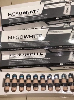 Cấy phấn meso white căng bóng trắng da