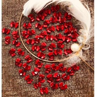hoa bột nail - nơ đá( hoa tay)