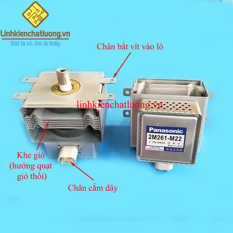 Đèn tạo vi sóng Inverter Pana 2M261-M22 chân rời ngược hướng