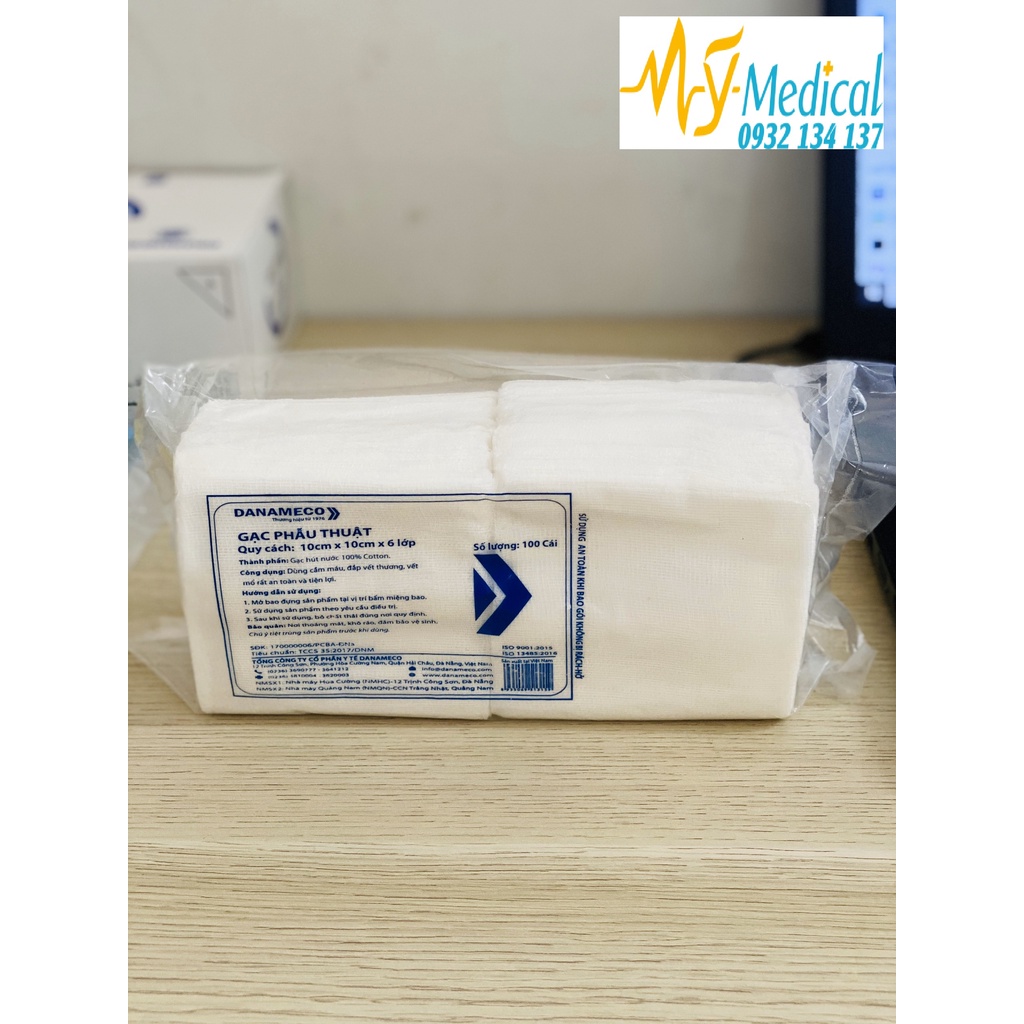 GẠC PHẪU THUẬT 10X10X6 Danameco