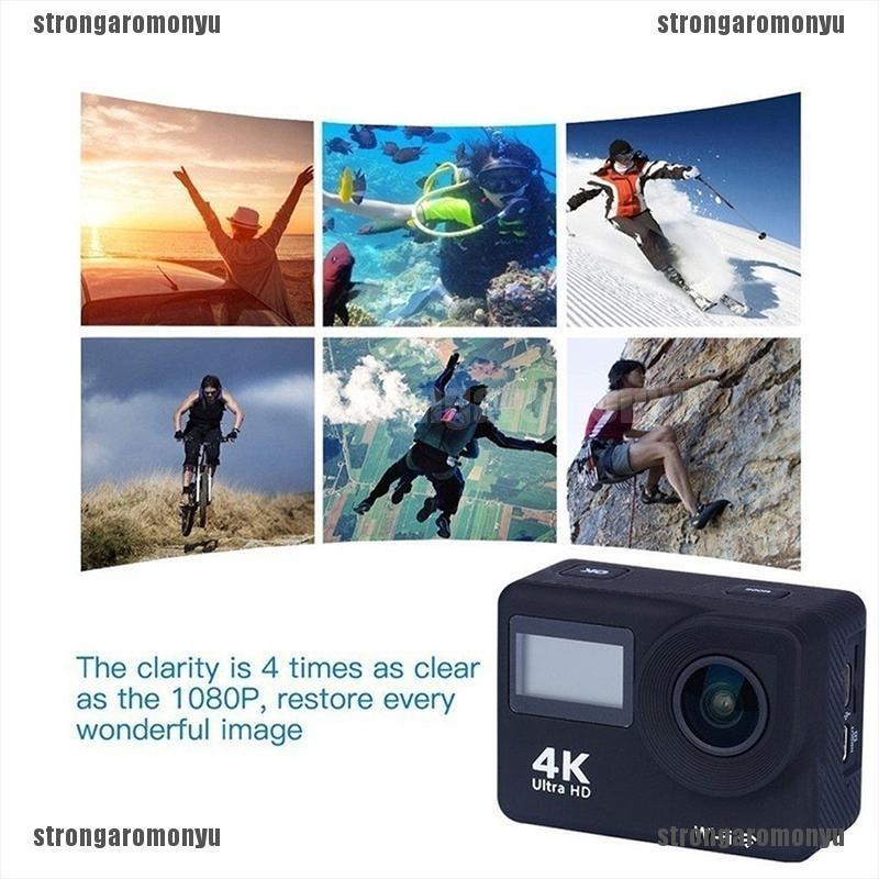 Máy Quay Go Pro Thể Thao 4K 1080p Hd 2 '' Kết Nối Wifi Chống Thấm Nước | BigBuy360 - bigbuy360.vn