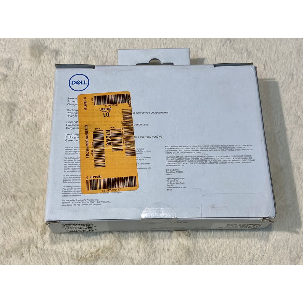 Pin sạc dự phòng Laptop Dell model PW7015L 65W dung lượng 18000mAh