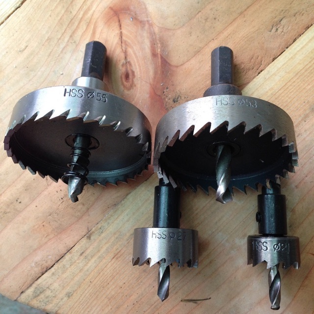 Mũi khoét hợp kim thép HSS Φ55, Φ60, Φ90 - đường kính 55mm - 90mm