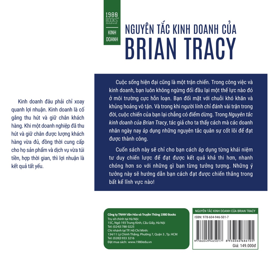 Sách - Nguyên Tắc Kinh Doanh Của Brian Tracy (Brian Tracy - 1980)