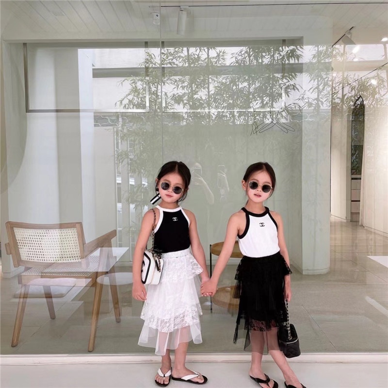 Áo Hai Dây Thiết Kế Mới Thời Trang Dành Cho Bé Gái