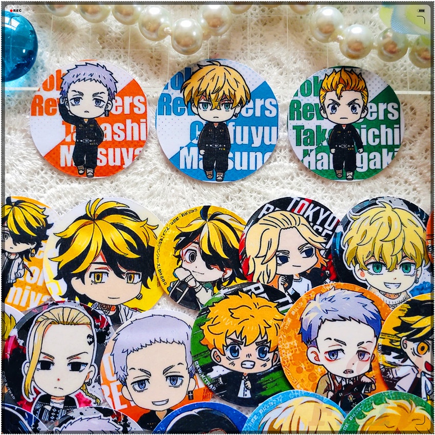 ★★★ Tokyo Revengers Q-2 Mini Diary Manual Stickers ★★★ 40Pcs/Set Anime DIY Fashion Scrapbooks Album Decor Decals Stickers