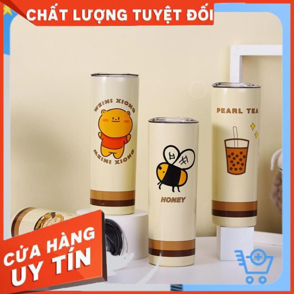 [ Bán Lẻ Giá Sỉ ] Cốc Giữ Nhiệt, Ly Giữ Nhiệt 650ML Hình Thú Inox 304, Giữ Nhiệt Lâu, Siêu Tiện Cho Mùa Hè Nóng Nực