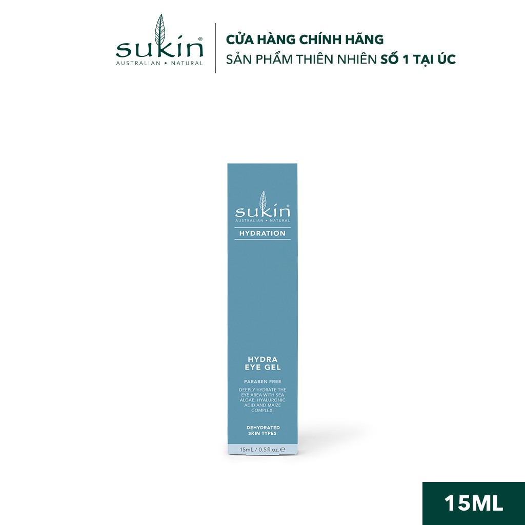 Gel Dưỡng Ẩm Vùng Da Quanh Mắt Sukin Hydration Hydra Eye Gel 15ml