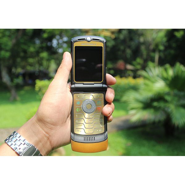 Điện Thoại Motorola V3I Gold Chính Hãng- BH 12 Tháng,Bao Check Toàn quốc - Đủ Phụ Kiện