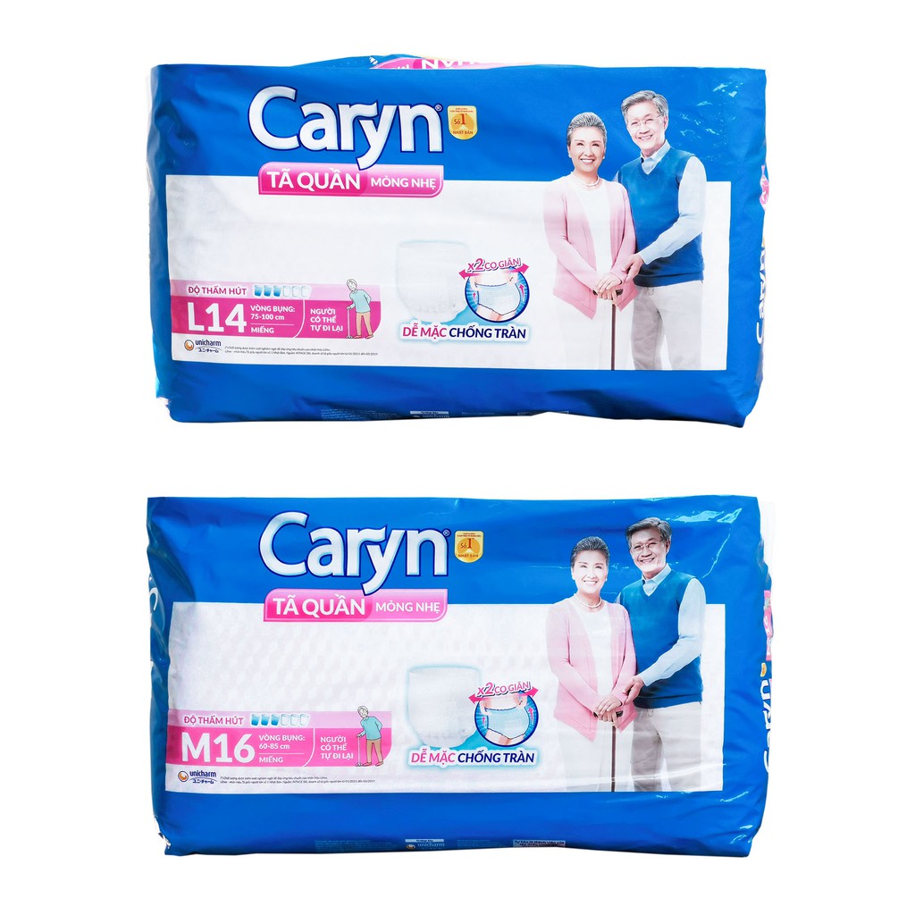 TÃ QUẦN MỎNG NHẸ CARYN SIZE M16/L14