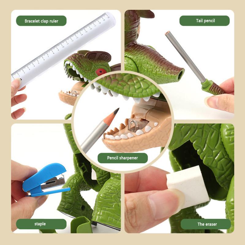 Bộ Bút Chì Khủng Long Kèm Đồ Chuốt Bút Chì Dành Cho Trẻ Em 3 Tuổi