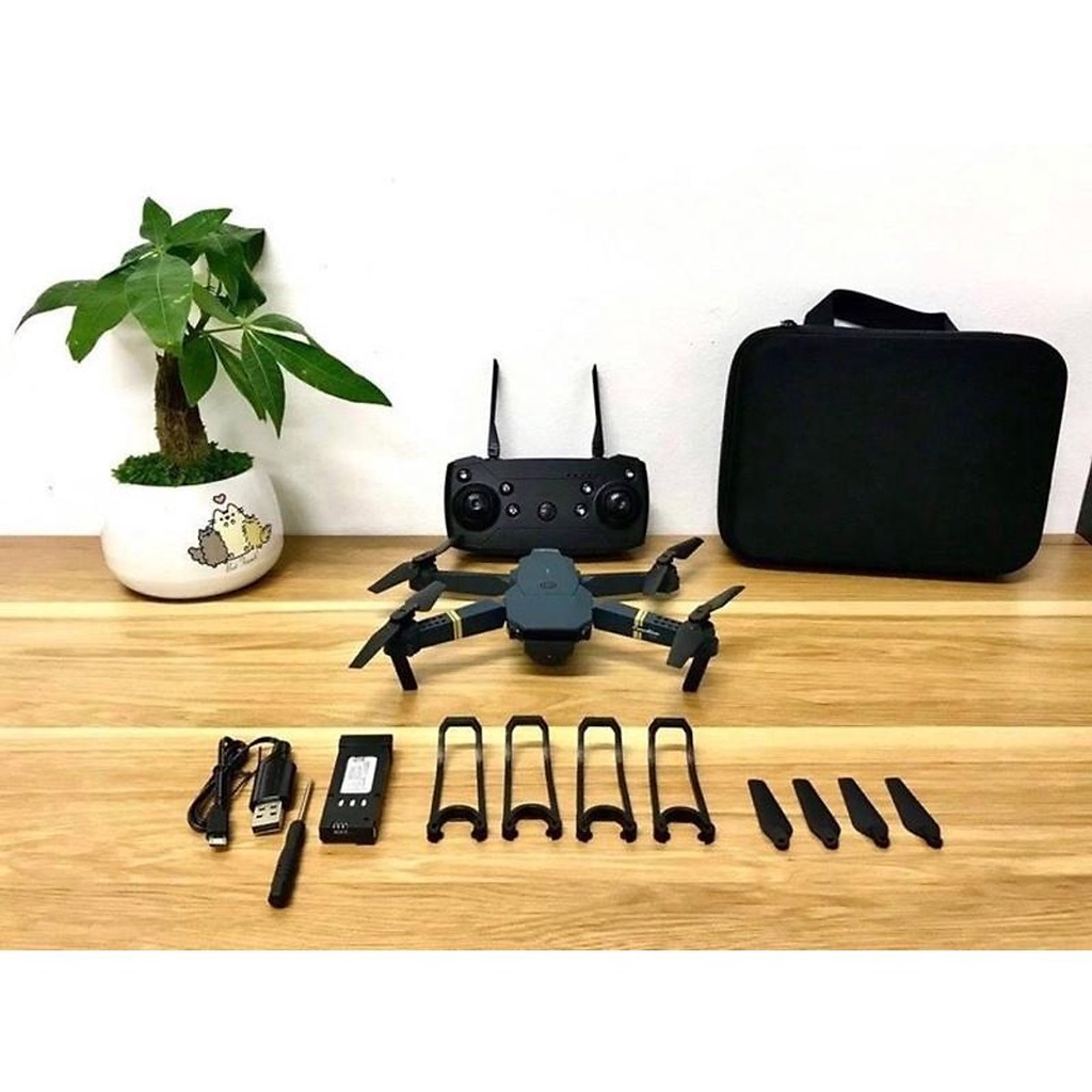 Flycam, Flycam điều khiển Giá Rẻ,Flycam Mini - Drone - Máy bay điều khiển từ xa EBO E58 Drone X Pro