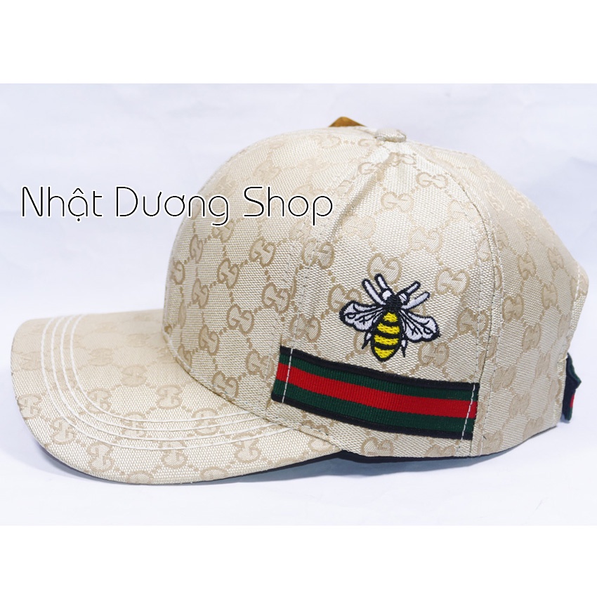 (Hàng VNXK) Nón kết KaKi, mũ lưỡi trai CON ONG nam nữ CAO CẤP  vải đẹp thời trang cá tính chuẩn FOM