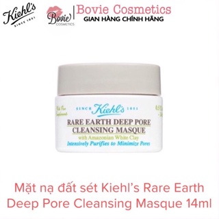 [Minisize- kiehl’s] Mặt nạ đất sét Kiehls Rare Earth Deep Pore Cleansing Masque 14ml