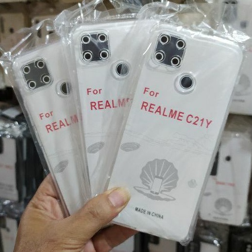 Ốp điện thoại mềm trong suốt chống nứt cho REALME C21Y