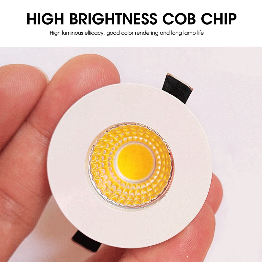Đèn LED Âm Trần Mini 3w Trang Trí Nội Thất