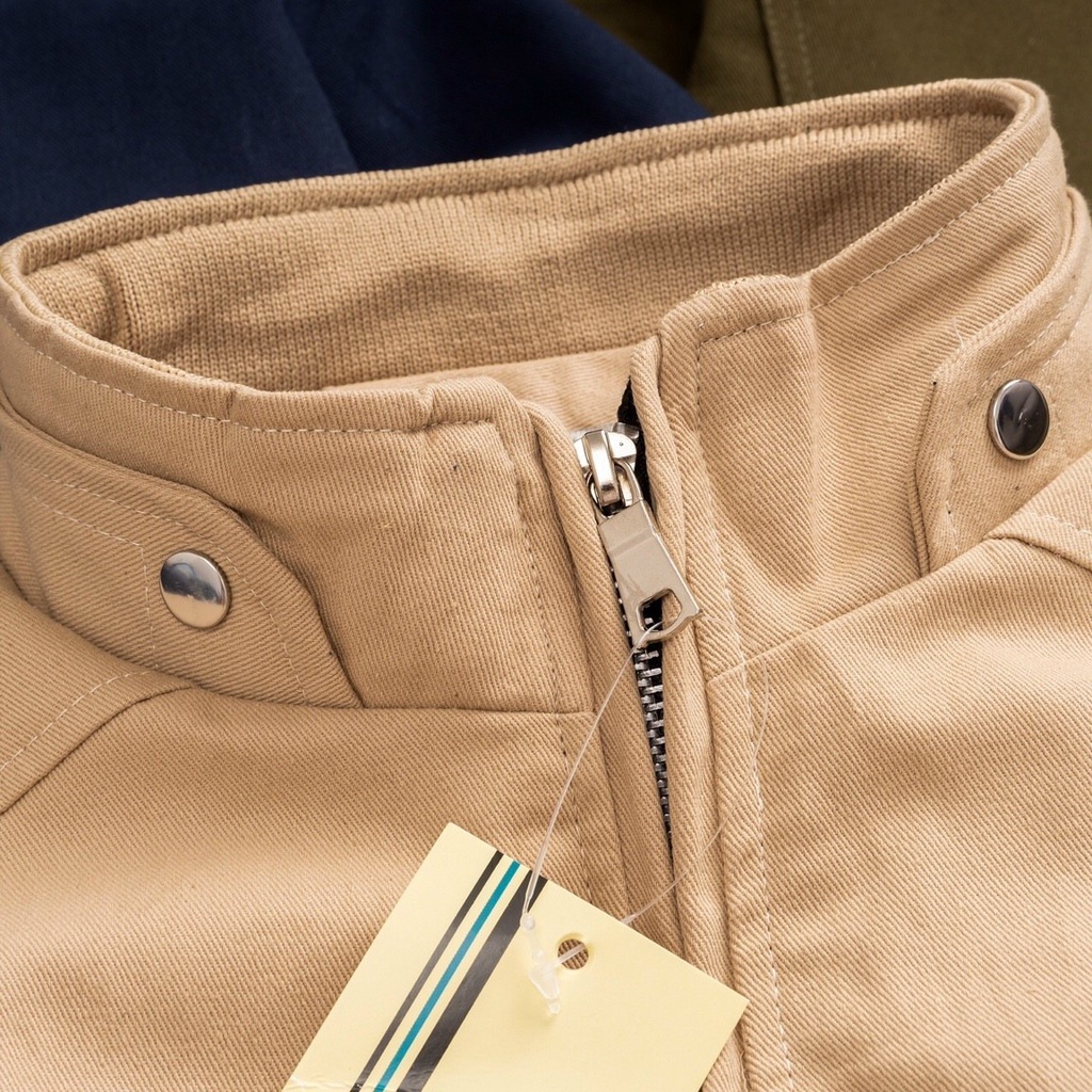 Áo Khoác Kaki Nam Hottrend Chất Kaki Dày Mịn Không Xù Không Phai màu Cao Cấp