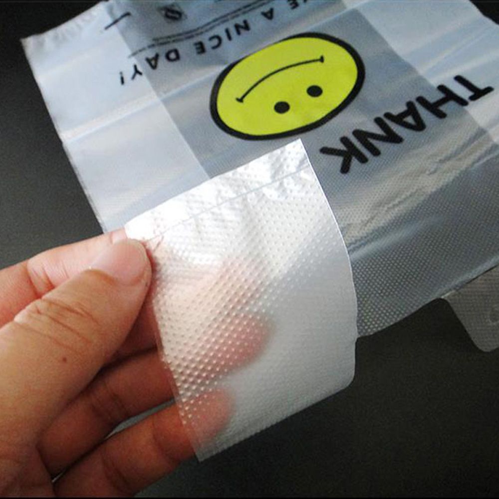 Set 50 Túi Nhựa Đựng Thực Phẩm Có Tay Cầm Hàng Mới