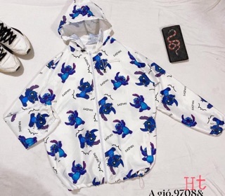 Áo khoác gió hoạt hình - Hthao