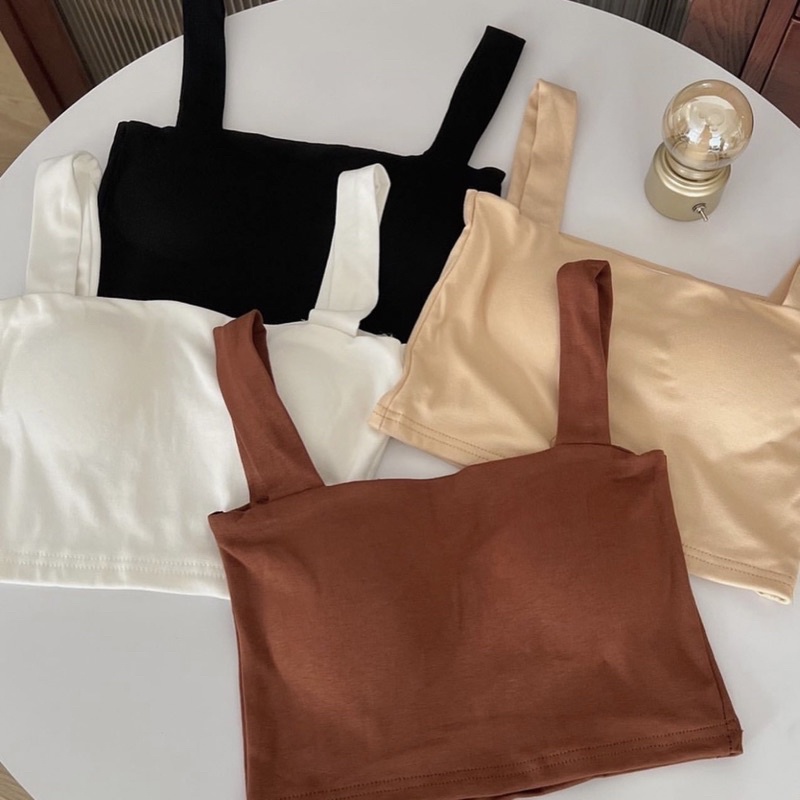Áo croptop mút ngực Ulzzang (ảnh thật)