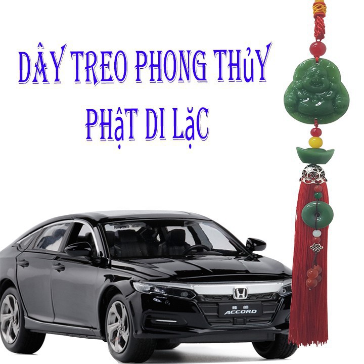 ⚡️HÀNG CHÍNH HÃNG⚡️Dây Khánh Phật Di Lạc Xanh Phong Thủy Treo Ô Tô Mang May Mắn Tài Lộc