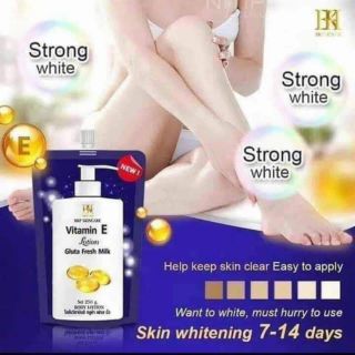Sữa dưỡng thể trắng da Vitamin E Thái Lan Sau 7 ngày