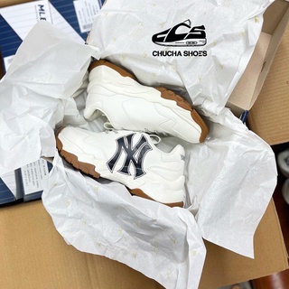 *Chính Hãng* Giày Sneaker MLB BigBall Chunky LA Chữ Xanh, NY Chữ Đen Đế Gum