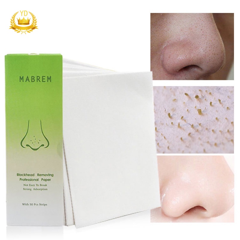 Set 50 miếng dán lột mụn đầu đen vùng chữ T an toàn tiện đụng