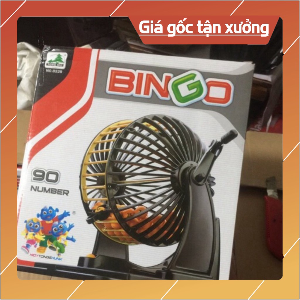 Bộ lồng quay xổ số, loto 90 số 48 tờ dò