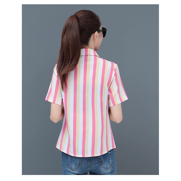 Áo Sơ Mi SixSisters Tay Dài Thiết Kế Trẻ Trung Hợp Thời Trang Cho Bạn Gái