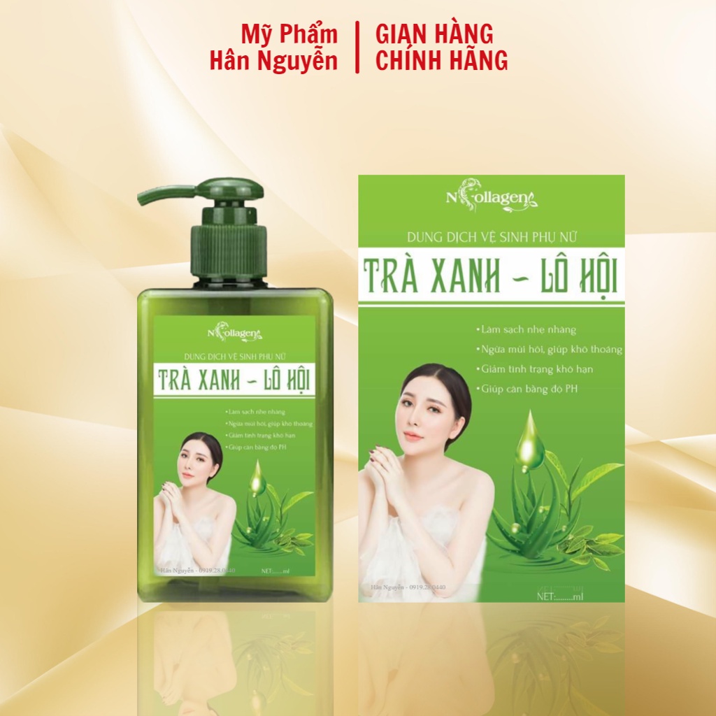 Dung dịch vệ sinh phụ nữ cánh hồng Ncollagen Hân Nguyễn 150ml