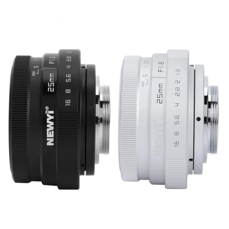 1buycart 25mm F1.8 Mini CCTV C Mount Wide Angle Lens for Sony Nikon Canon DSLR