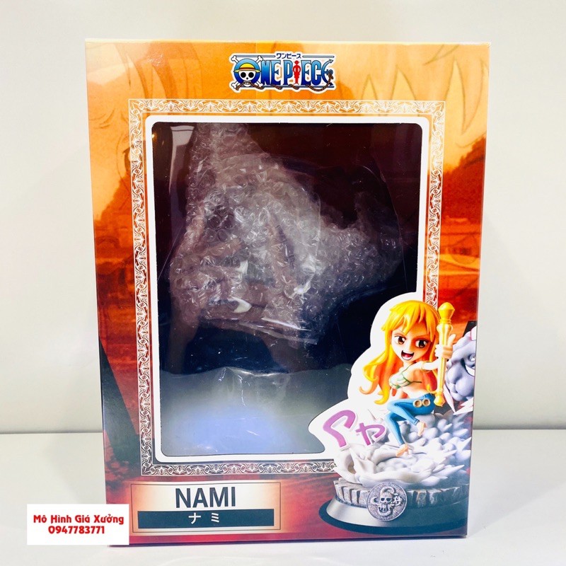 Mô Hình Hoa Tiêu Nami trạng thái chiến đấu  Cao 18cm - Tượng Figure Miêu Nữ One Piece Vua Hải Tặc