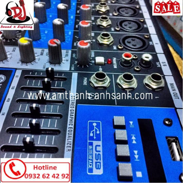 Mixer mini VP6, mixer karaoke nhỏ gọn,mixer karaoke