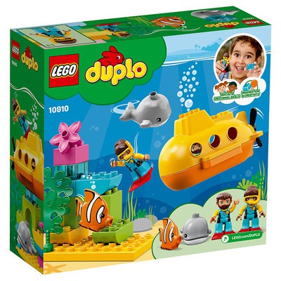 LEGO LEGO DUPLO Series 10910 tàu ngầm cuộc phiêu lưu lớn hạt khối xây dựng 2 tuổi + Đồ chơi