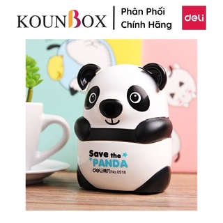 Chuốt bút chì hình con vật dễ thương Deli 518 - Hình Gấu Trúc