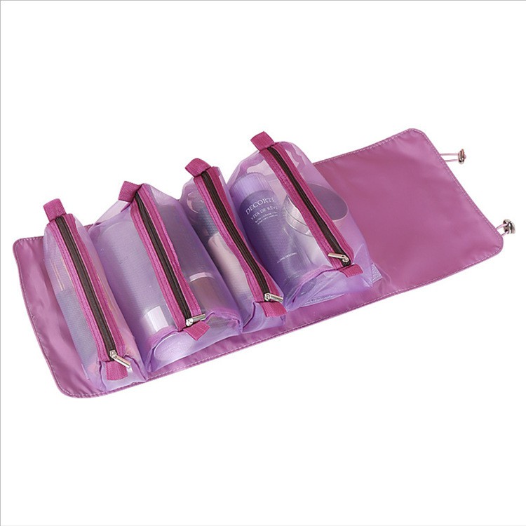 PVN30785 Set túi ví đựng mỹ phẩm 4in1 gọn, tiện lợi, chống thấm bảo vệ mỹ phẩm T2