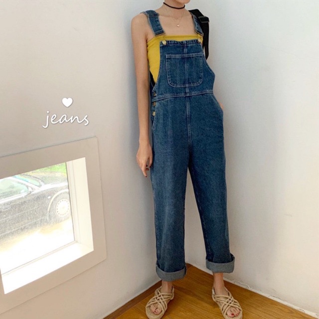 Quần yếm jeans | BigBuy360 - bigbuy360.vn