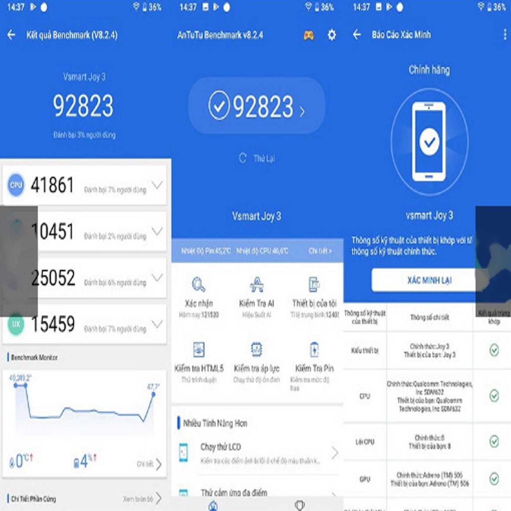 Điện thoại Vsmart Joy 3  mới 100%