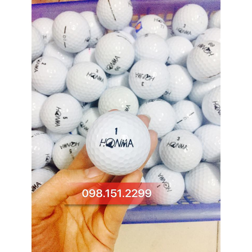 COMBO 10 QUẢ BÓNG GOLF THƯƠNG HIỆU XXIO, VOLVIK, BRIDGHSTONE, HONMA, DUNLOP MỚI 90%