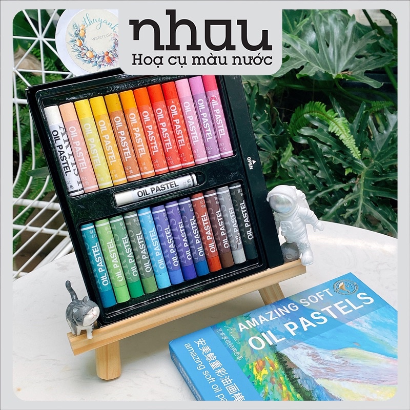 Sáp dầu Cá Voi vẽ tranh nổi 12/24/36/48 màu