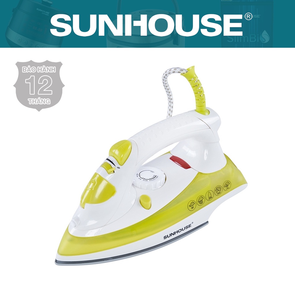 Bàn là hơi nước SUNHOUSE SHD2067 ( Mặt bàn là phủ gốm )